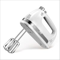 Electric Hand Mixer, Food Mixer, High-Speed Hand Mixer, Stainless Steel Accessories, Storage Box, Corded Kitchen Mixer for Cream, Cookies, Dishwashing