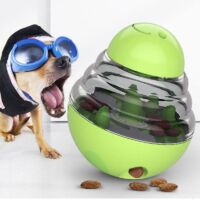 Dog Food Dispenser Toy, Interactive Dog Bowl, Food Dispenser Toy for Dogs and Cats (Green)