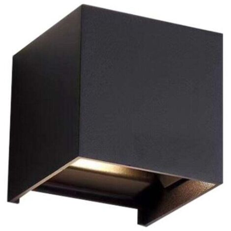 Applique Carré PALMA Extérieur double Faisceaux 6W Eq 60W IP65 Température de Couleur: Blanc chaud 3000K, (1/5)