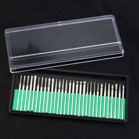 Lot de 52 forets de meulage diamant multifonctionnels compatibles avec Dremel, forets diamantés rotatifs, tige de 3 mm pour pierre, verre, céramique, sculpture, polissage, meulage Lot de 52 forets de meulage diamant multifonctionnels compatibles avec Dremel, forets diamantés rotatifs, tige de 3 mm pour pierre, verre, céramique, sculpture, polissage, meulage