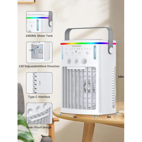 Clim Airflow Portatif – Refroidisseur Silencieux Compact