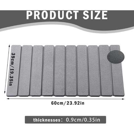 SET DE TABLE,B-43X33cm--Grand Tapis de Séchage pour la Vaisselle