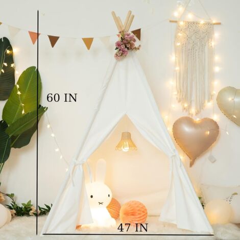 Tente tunnel de jeu enfants 5en1, panier de basket, maison de jeu pop-up intérieur extérieur sac de transport sangles de serrage cadeaux pour garçons, filles, bébés, tout-petit, rouge/jaune/bleu | FR