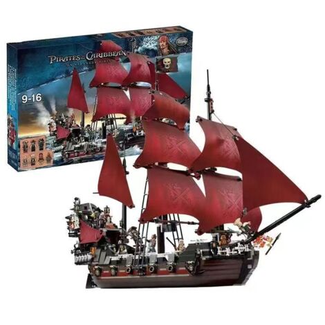 CubicFun Puzzles 3D pour adultes et enfants - Tortuga Pirate Bay - Décorations d'Halloween - Kits de modélisme d'intérieur - Bateau de pirate en lambeaux - Cadeaux d'anniversaire pour adultes et