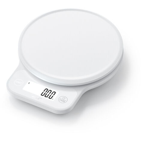 Balance de cuisine numérique, précision 0,1 g, capacité 5 kg, grand écran LCD, fonction tare, idéale pour les aliments.