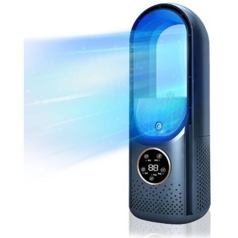 Mini climatiseur, rafraîchisseur d'air for chambre à coucher, climatiseur de camping, trois modes d'air pur/froid/humidification, 6 vitesses de vent, minuterie 6 heures, faible consommation d'énergie.