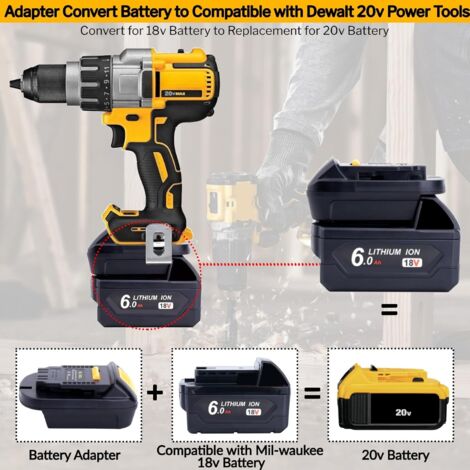 Adaptateur Batterie Milwaukee Pour Voiture à Pédales Peg-Perego - Câble 12AWG Avec Fusible 40A - Compatible 12V - 8
