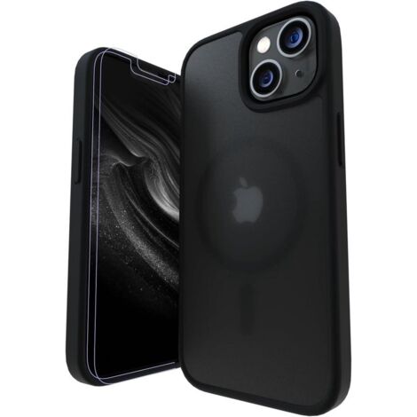 Allecto Premium - Coque magnétique transparente [Jaune] pour iPhone 14 - Résistante aux rayures - Colorée - Résistante aux chocs (1/5)