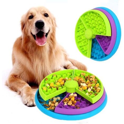 Gamelle anti-glouton - Tapis à lécher - Jeu pour chien - 3 couches - Compatible lave-vaisselle - Gamelle pour chien - Gamelle anti-glouton - Gamelle anti-glouton (1/5)