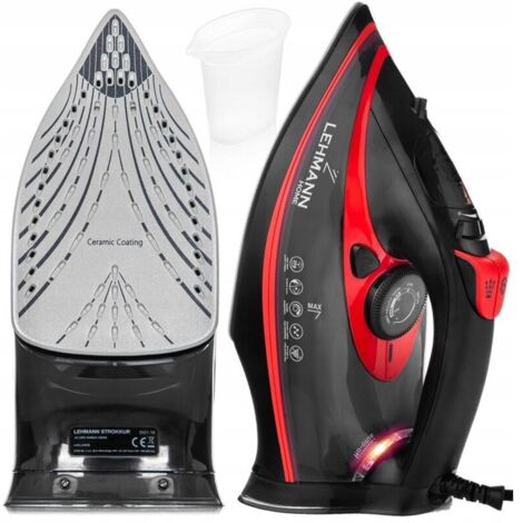 Fer à repasser vapeur céramique Fireman 3000W 9 en 1 anti-gouttes, repassage vertical