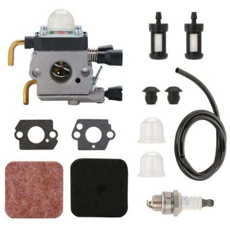 FS80 FS85 Kit de carburateur pour Stihl FS74 FS76 FS80R FS85 FS85R FS85T FS85RX KM80 KM85R C1Q-S42 C1Q-S63A HS80 HS85 (1/5)
