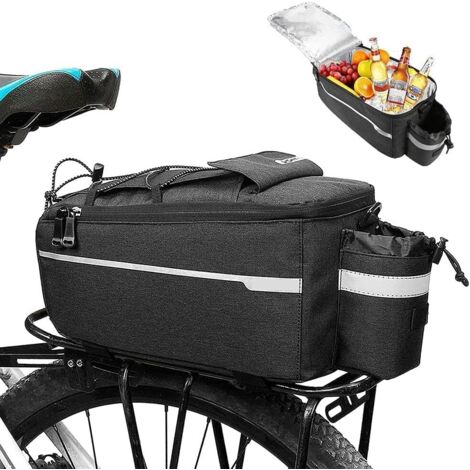 Sacoche de vélo multifonctionnelle, compatible avec la plupart des vélos, grande capacité - sacoche arrière pour VTT