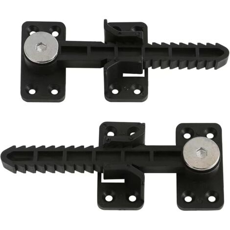 Ensemble de 2 supports de fixation pour canapé avec joints dentelés dissimulés et revêtus de plastique pour la fixation de meubles de canapé. (1/5)