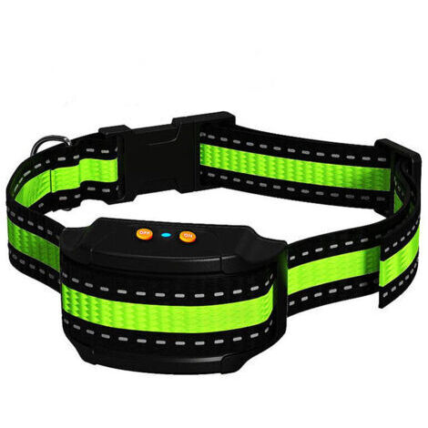 Collier anti-aboiement avec vibrations, sons et chocs électriques, collier intelligent avec module de détection des aboiements pour chiens de grande, moyenne et petite taille