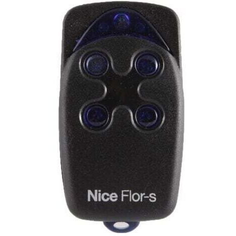 Nice – Télécommande émetteur mural 4 canaux 433.92 MHz – Alimentation 12V – Programmation autoapprentissage – Pour portails et garages - FLO4R-S