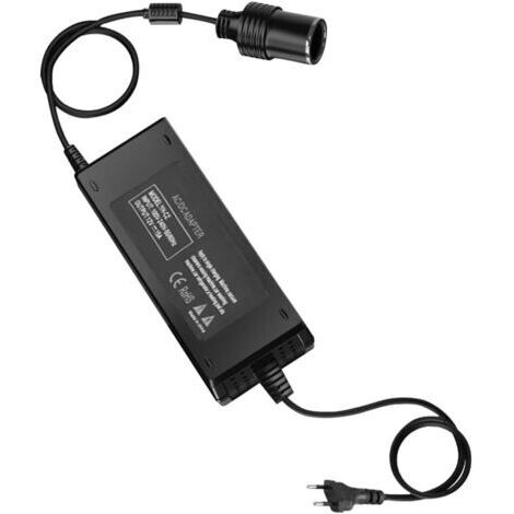 Transformateur 220V 12V Allume Cigare, Adaptateur Allume Cigare Prise Secteur, 220V vers 12V Adaptateur dlimentation, pour Voiture Réfrigérateur Aspirateur Ventilateurs