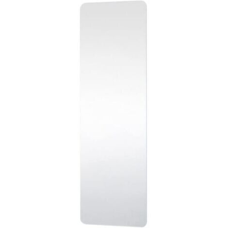 Miroir facile à déchirer et auto-adhésif, film miroir résistant aux chocs en résine PET, miroir de sécurité pour fixation murale, convient à la décoration intérieure (épaisseur 0,1 mm, 60 x 100 cm)