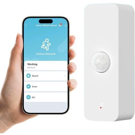 Boite Aux Lettres Detecteur de Mouvement Système de Sécurité Domestique Intelligent, Détecteur de Mouvement sans Fil pour La Surveillance À Distance