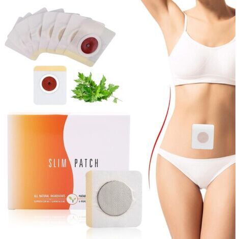 Patch Minceur – 40 Pièces Patch Amincissant Ventre Natural Herbal Sticker Perte de Poids Rapide, pour Brûler la Graisse du Ventre, Seau Taille