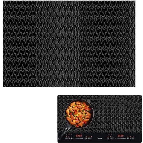 Tapis de protection à induction, tapis de sol antidérapant en silicone, tapis de protection à induction réutilisable, 78 x 52 cm
