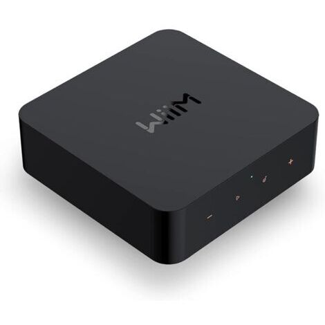 WiiM Pro Récepteur AirPlay 2, Google Cast Audio, Streamer Multi-pièces WiFi, Compatible avec Alexa, Siri et Google Assistant, Diffusion Audio Haute résolution à partir de Spotify, Amazon Music, Tidal