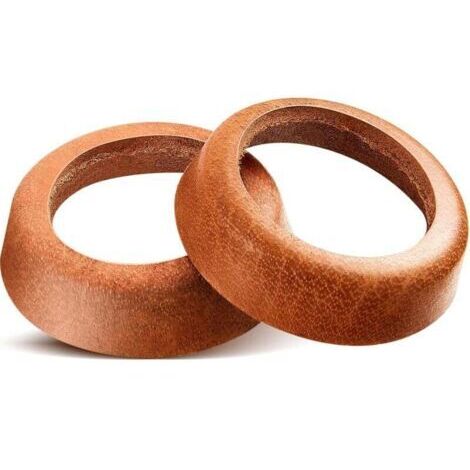 Lot de 2 rondelles en cuir, manchons de piston en cuir de vache, compatibles avec les pompes à main de type 75, accessoires pour pompes à eau, marron