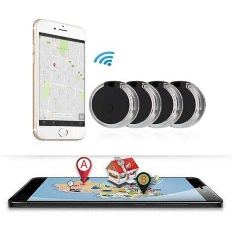 Traceur GPS Chien,Anti Perdu Collier GPS Chats Localisateur avec Alarme pour Animaux domestiques Chien(Black ,4 Pièce)