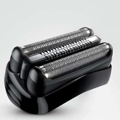 Applicable à Braun Series tête de rasoir de remplacement pour les rasoirs électriques , fixez facilement votre nouvelle tête de rasoir/compatible avec tous les rasoirs électriques Series 3, 21B, noir