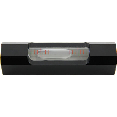 Mini Niveau À Bulle Portable 0.02 Mm/pour M Niveau À Bulle Haute Précision(noir)