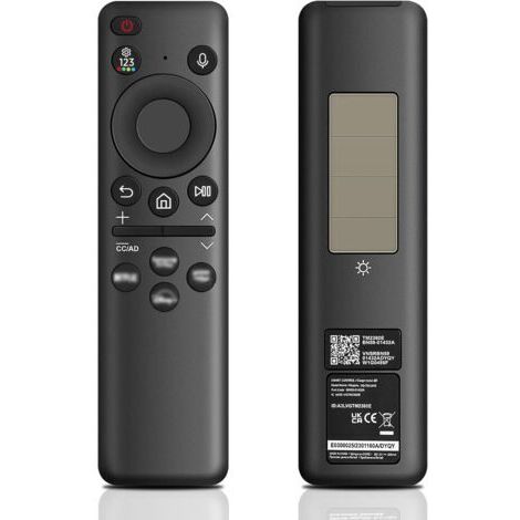 BN59-01432A Télécommande de Remplacement pour Samsung, Télécommande vocale Universelle Solaire pour Samsung Smart TVs avec 4 Touches de Raccourci