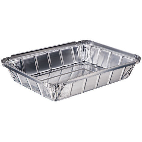 25 boîtes de conserve épaisses, barquettes jetables pour poisson grillé, bols en aluminium, boîtes à lunch pour barbecue, emballages pour homard, grandes boîtes à emporter chauffantes, 1500 ml (1/3)