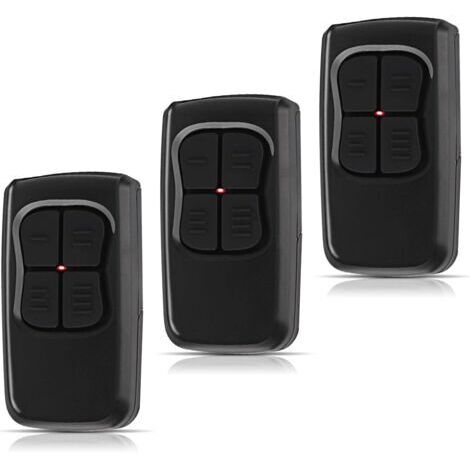 Télécommande pour ouvre-porte de garage 40,685 MHz - Pour Normstahl T40, T40-1, T40-2, T40-4M, compatible avec Perfect S, Perfect SE, 900, 1200 FM - Émetteur manuel FM (2) (1/5)