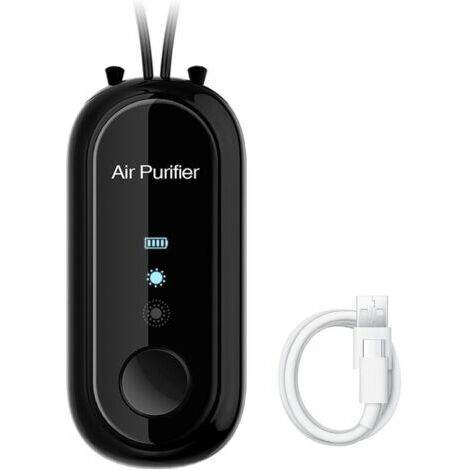 Purificateur d'Air Personnel Rechargeable, Collier Personnel pour purificateur d'air Portable, Générateur D'ions Négatifs 120 millions, Contre les Germes et les Allergènes (1/5)