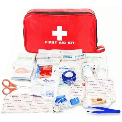 Mini Trousse Premier Secours 12 Pièces, Petite Trousse à Pharmacie, Kit Premier Secours pour Voiture Maison Lieu de Travail Voyage Camping Randonnée et Sports en Plein Air