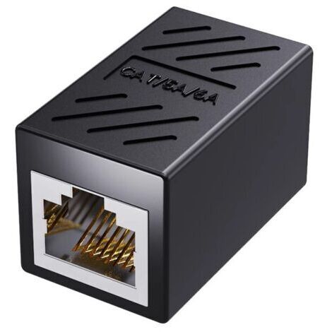 Coupleur RJ45, coupleur Ethernet en ligne pour Cat8/Cat7/Cat6/Cat5e, adaptateur d'extension Ethernet 1000 Mbit/s, connecteur LAN pour routeur, modem, commutateur, extension réseau, femelle vers femell (1/3)
