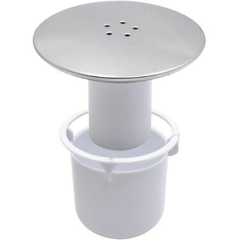 Sjqka – Couvercle de bonde de douche 90 mm – Finition chromée – Anti-odeurs – Compatible bonde Viega Tempoplex – Installation facile
