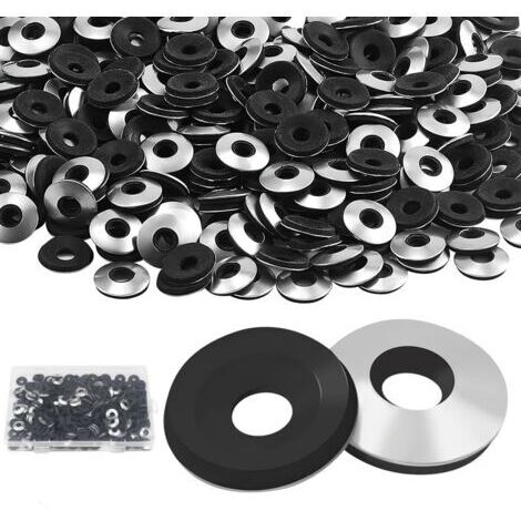 250 Pièces Rondelles D'étanchéité EPDM en Acier Inoxydable, M6.3x16mm, Rondelle Neoprene, Rondelles Metal avec Joint Caoutchouc, Rondelle pour Tole Ondulée pour Vis Autoperceuses Vis de Ferblantier