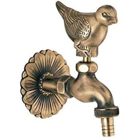 Robinet de jardin décoratif 1,2 cm (1/2") en forme de colombe sans raccord de tuyau (1/3)