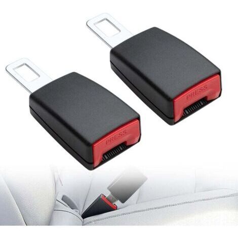 2pcs Rallonge Ceinture Sécurité Voiture,Extension de Ceinture de Sécurité, Ajusteur Ceinture de Sécurité Adapté aux Femme Enceinte/Obèse/Enfant