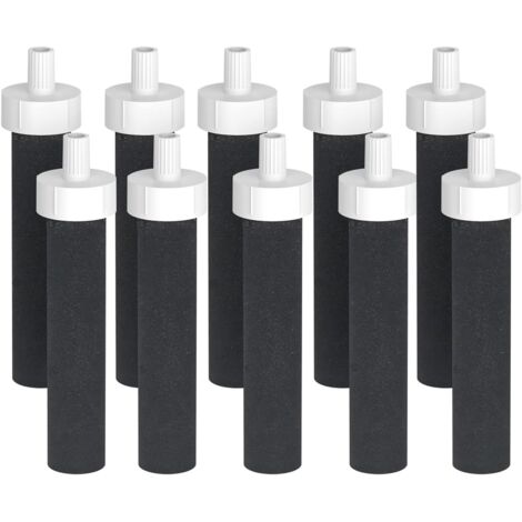 Lot de 10 filtres à eau de rechange Brita - Compatibles avec les filtres à eau Brita BB06 rigides, en acier inoxydable et pour le sport (1/5)