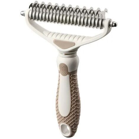 Peignes de toilettage pour animaux de compagnie - Soins doux, élimination et coupe des poils, brosses pour chiens et chats - Toilettage haut de gamme pour chiens et chats