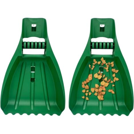 Ramasseur de feuilles portatif Râteau à main pour ramasser les feuilles Fournitures de nettoyage, outils de jardinage, pelle pour enlever rapidement l'herbe de la pelouse1pcs (1/5)