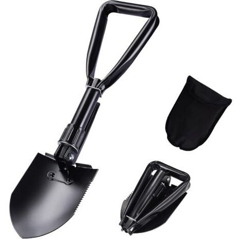 Pelle, Pelle Pliante Multifonctionnelle pour Pelle à Neige, Pelle de Jardin, Pelle de Survie, Pelle Militaire, Petite Pelle avec Sac de Rangement，M