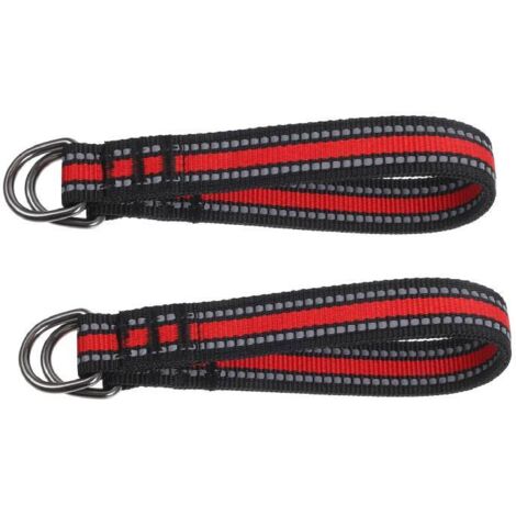 Lot de 2 sangles de connexion pour balançoire, étagère, hamac, accessoires de suspension pour équipement de gymnastique, ceinture de balançoire extérieure, polyester (1/5)