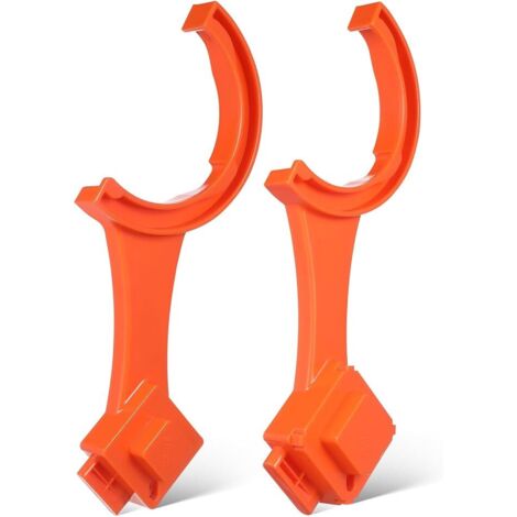 Clé pour tuyaux d'évacuation de camping-car, de conception ergonomique, destinée à raccorder et à déconnecter les raccords de tuyaux d'évacuation, en ABS robuste (1/5)