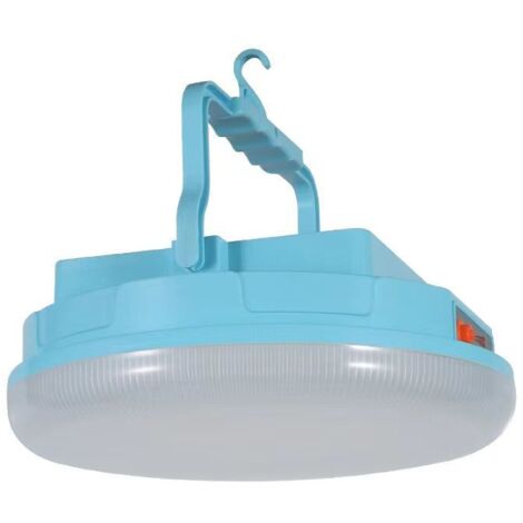 Lampe de camping LED solaire rechargeable de 200 W, étanche et munie d'un crochet, idéale en cas de panne de courant. Convient pour la randonnée, le camping, les poulaillers, les fermes et la pêche. (1/4)
