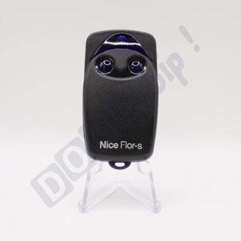 Télécommande nice flo2rs - 2 canaux 433.92 mhz - compatible récepteurs flox2r/floxi2r/ox2/ox4t - programmation sécurisée - pile fournie - ne pas confondre avec flo2