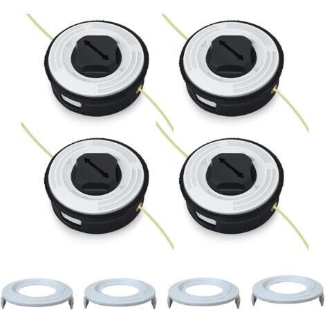 Autocut C3-2 Tête pour STIHL FSA 57, FSE 52 Coupe-bordure, 4 Pièces Trimmer Accessoires Tête de Coupe-herbe Bobine de Rechange 4009 710 2106