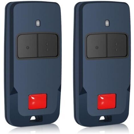 Lot de 2 télécommandes 433 MHz pour Mitto COOL C2,Mitto 2 Mitto 2A, Mitto B RCB 02, TRC1, TRC2, TRC3, Rolling Code - 2 canaux
