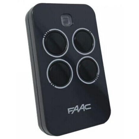 Télécommande portail FAAC 4 canaux XT4 433 RC - Nouveau modèle 2025 787456